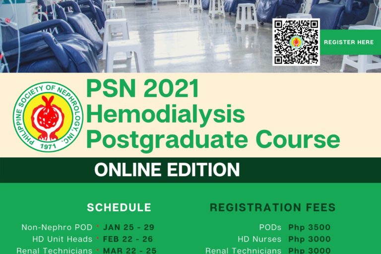 Training - Page 2 of 3 - Philippine Society of Nephrology